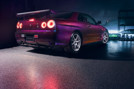 Midnight Purple Ii 1999 Nissan Skyline Gt R V Spec Just Set The World Record For An R34 Sold At Auction For 315 187 9gag