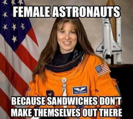 funny astronaut meme