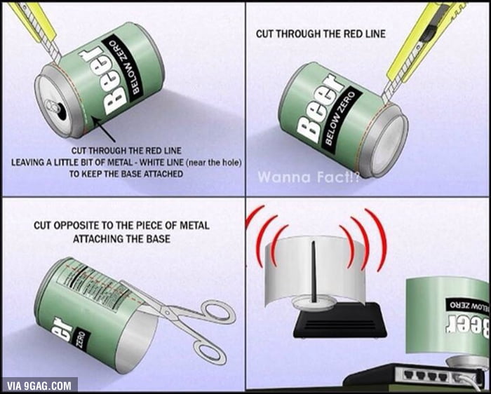 How to boost your wifi signal 9gag