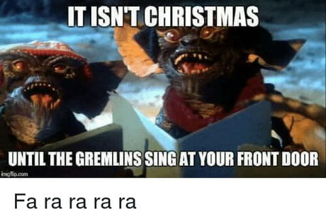gremlins christmas meme