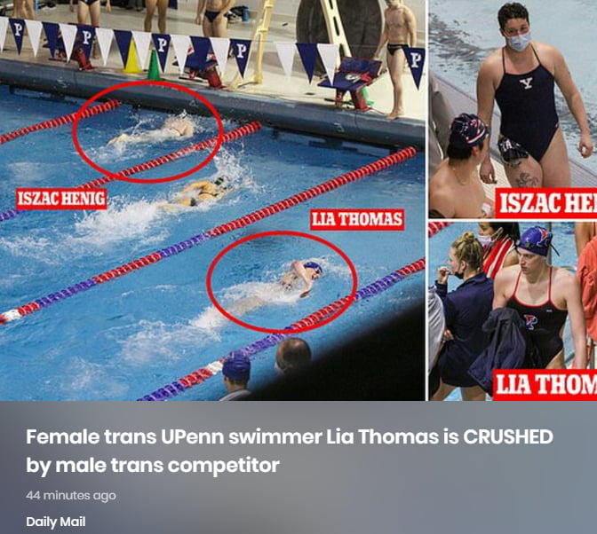 Trans UPenn Swimmer Lia Thomas Is CRUSHED Twice In Ivy League Women's ...