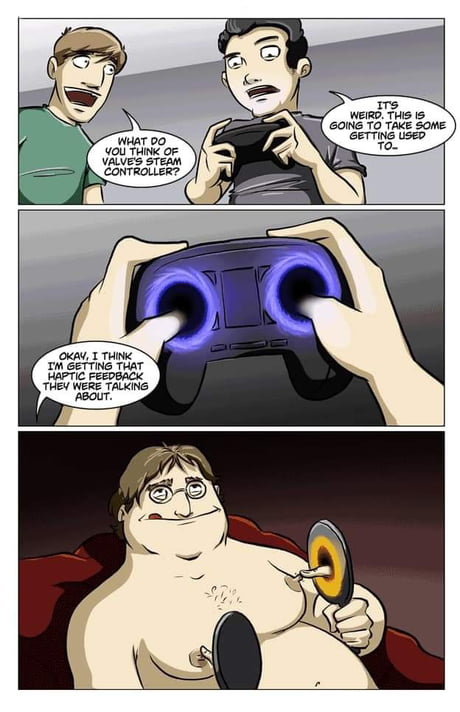 Best Funny gabe newell Memes - 9GAG