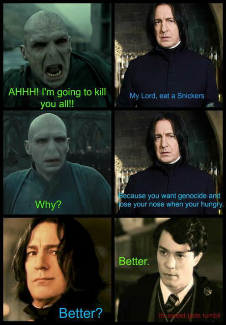 Harry Potter and the Nose of Voldemort - 9GAG