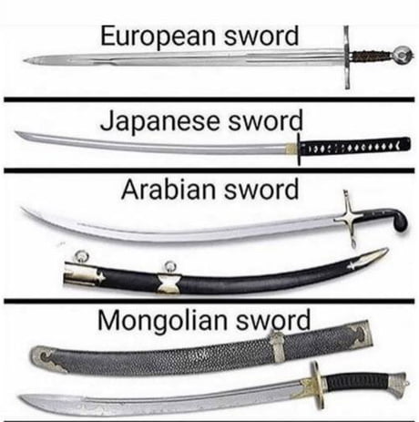 Which sword would rather to fight with and why ? - 9GAG