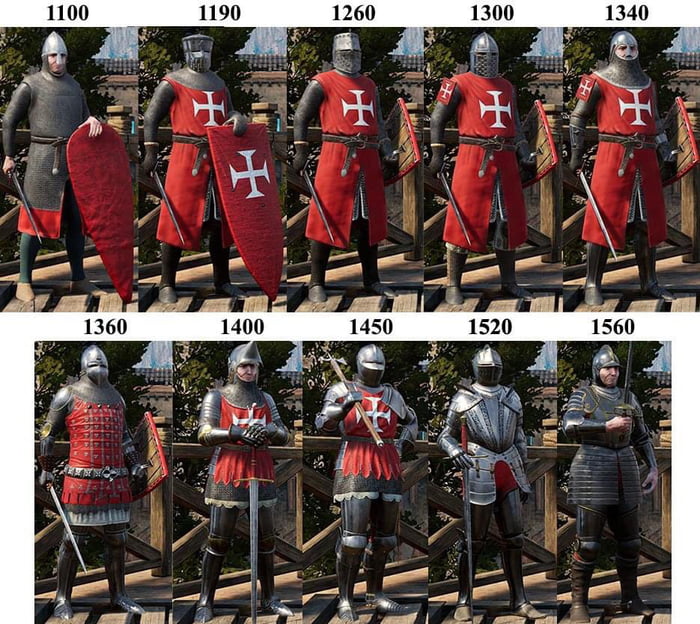 Medieval Plate Armor Guide 1100 1560 9GAG