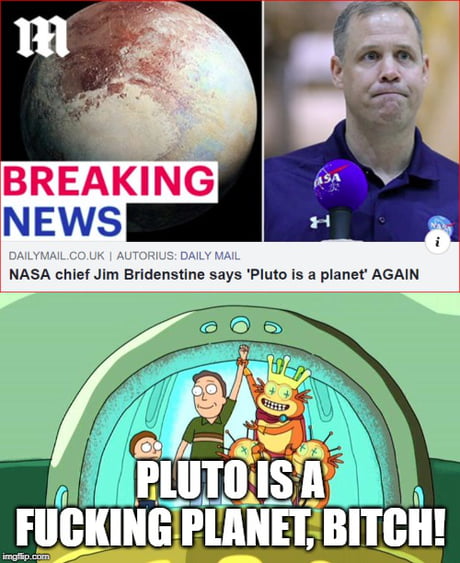 planet pluto back bitches