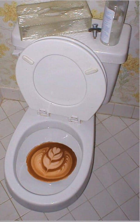 As A Barista, i can confirm this is how we poop