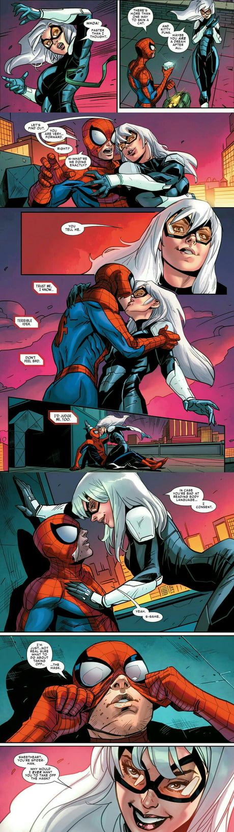 Pete getting the..... cat (Marvel's Spider-Man: The Black Cat Strikes #1) -  9GAG