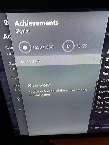 skyrim remastered new achievements