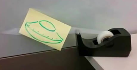UFO cought on tape.
