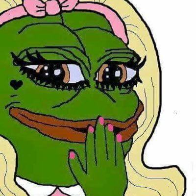 This is a rare female pepe, it only appears once in 100000 memes