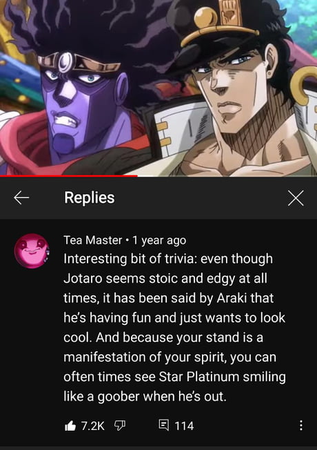 Star Platinum Tea