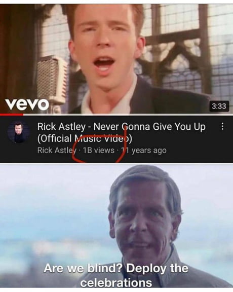 Never gonna give up rickrolling, Internetting