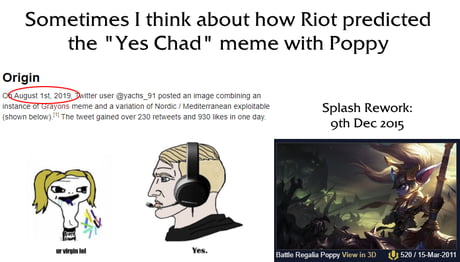 Yes Chad Meme - 9GAG