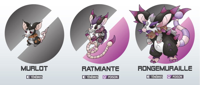 Fakemon Of The Day For My Fan Game Project Murlot The Rat In The Wall Fakemon It S One Of