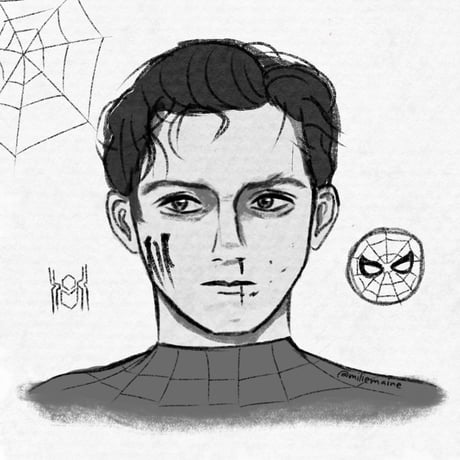 Tom Holland (Pencil Sketch) | Holland art, Marvel art drawings, Spiderman  art sketch