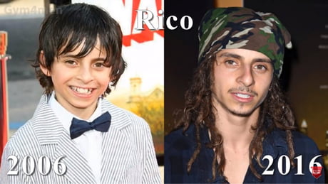rico hannah montana then and now