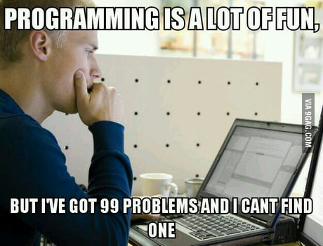 As A Programmer 50 Errors In One Line Of Code 9gag