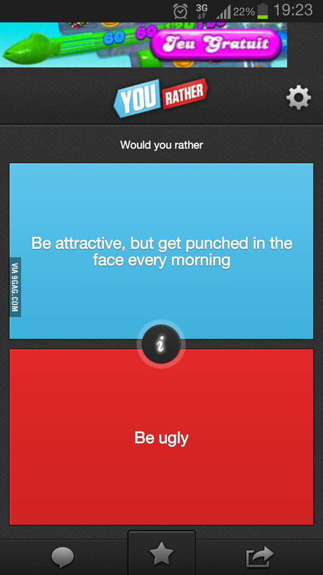 Hardest 'would you rather..' question ever! - 9GAG