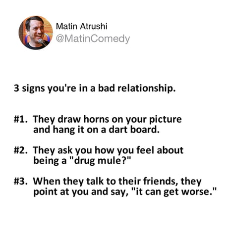 Of relationship signs bad in being a 7 signs