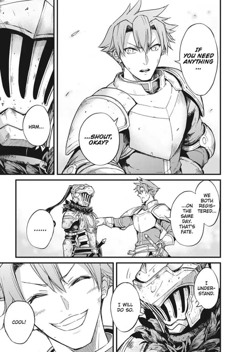 Goblin slayer face looks like Proto king Arthur in fate series - 9GAG