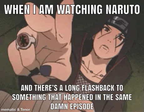 A pura verdade de naruto e dragon ball Naruto sem flashbacks