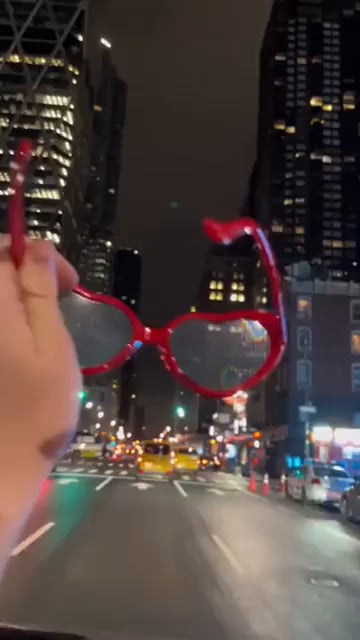 These glasses turn light into hearts