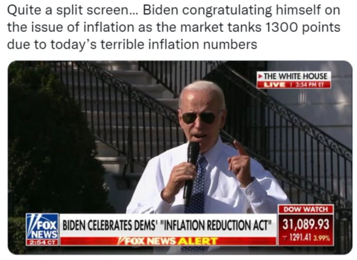 So This Happened All In One Day. Biden Celebrates The Great Economy And ...