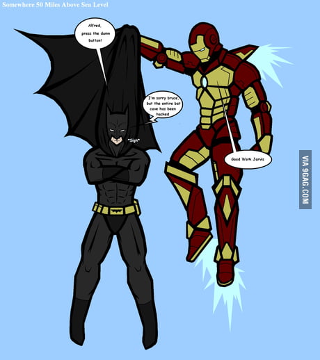 Batman vs Iron man - 9GAG