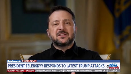 Zelensky pushed back on Trump’s call for a new Ukrainian president, saying it’s up to Ukrainians, not Trump, to decide.
