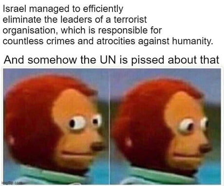 Criminals are protected and defenders are sanctioned. At what point are we starting to question what side the UN is actually on?