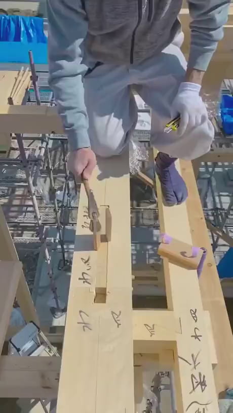 Japanese joinery architecture - The easy way isn't the Japanese way
