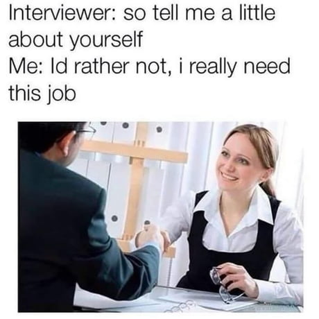 When brutal honesty meets job interviews.
