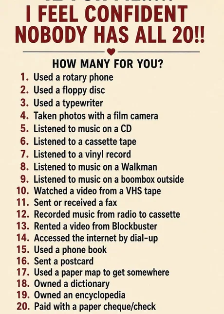 I have all 20