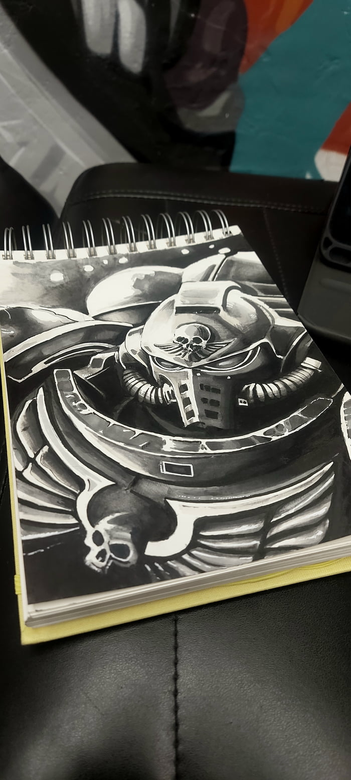 Tried markers again after a while - for your viewing pleasure. Emperor ...