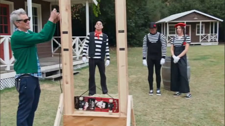 Steve-O's attempt at being a mime