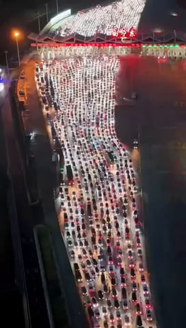 The worst traffic jam ever in China (and possibly in the wolrd) was reported on August 14, 2010. It lasted 12 days and stretched over 100 km.