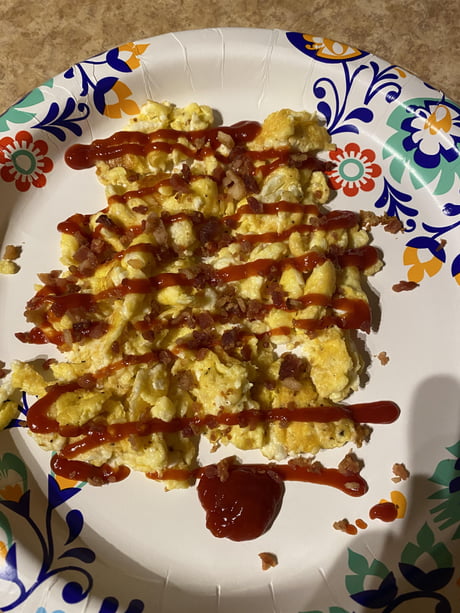 Ketchup On Scrambled Eggs Yay Or Nay 9gag