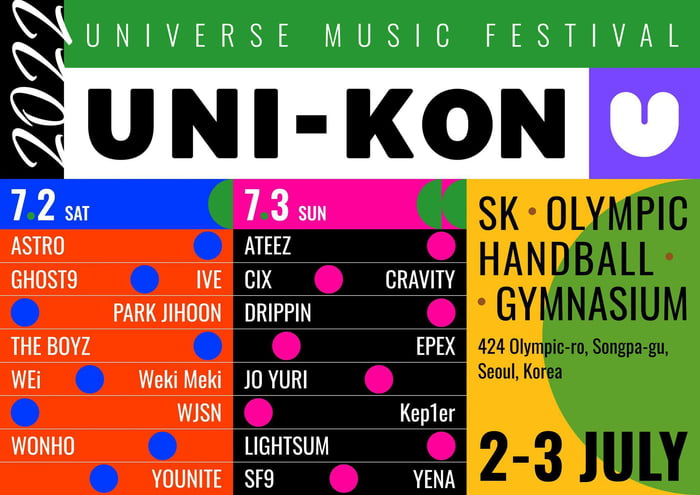 Photo : 220516 Jo YuRi, Choi Yena And IVE On The Line Up for UNI KON