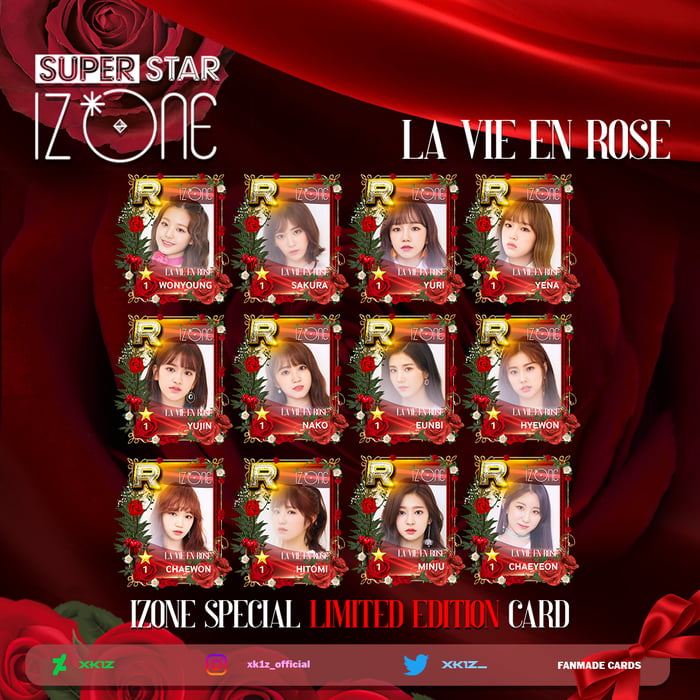 Photo : La Vie En Rose theme cards. (better late than never)