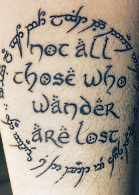 LOTR Tattoo 👏👏 Love this one by @avdtatts - If you're a tourist visiting  AOTEAROA and looking to get tattooed while you are here, send…