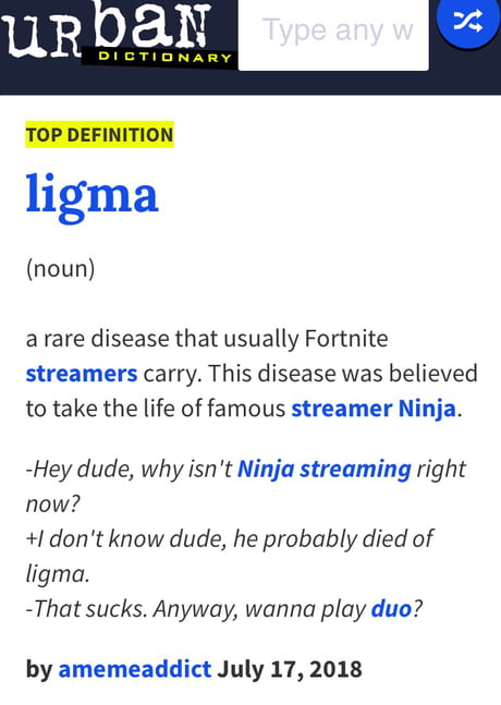 ligma Meaning  Pop Culture by