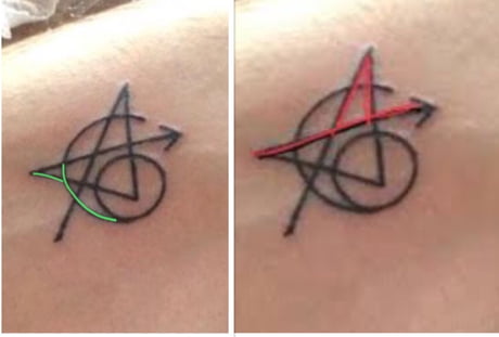 Tattoo uploaded by Viola  Avengers symbol  Tattoodo