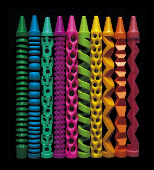 Hand carved crayons