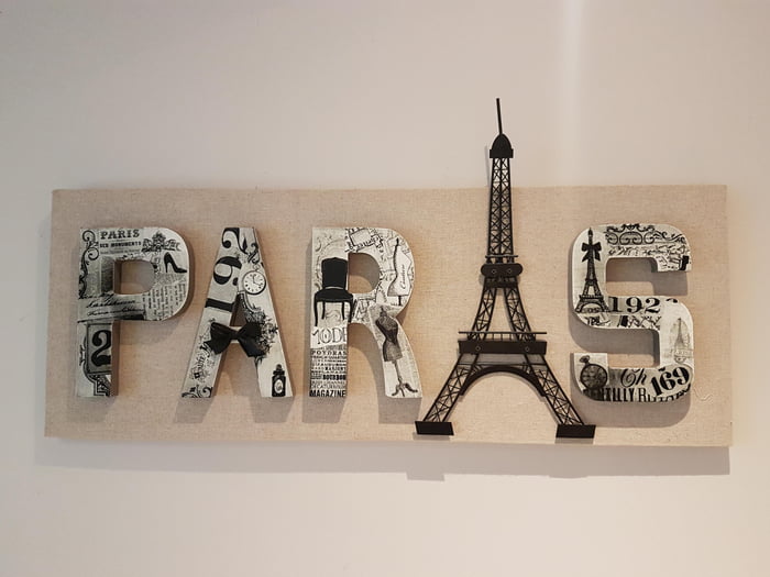 Shame there's no A in the word PARIS, guess we'll have to replace the letter I instead