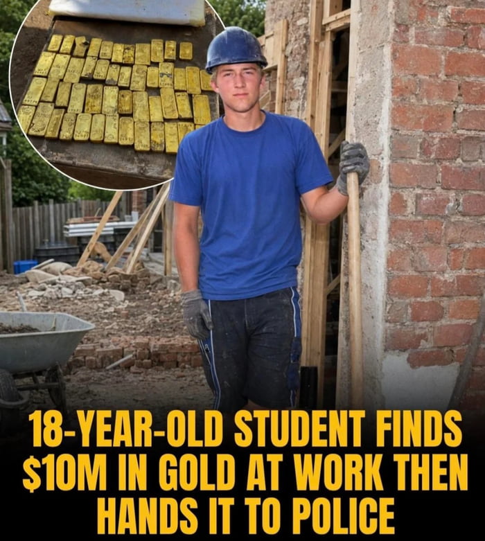 Good thing this guy did the right thing, now he can work digging sewers the rest of his life