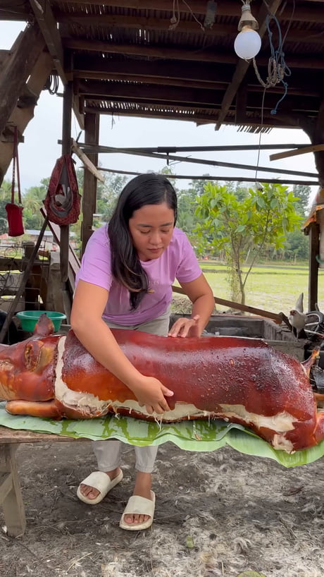 Anyone posted some bbq. May i present to you lechon. Greetings from Philippines