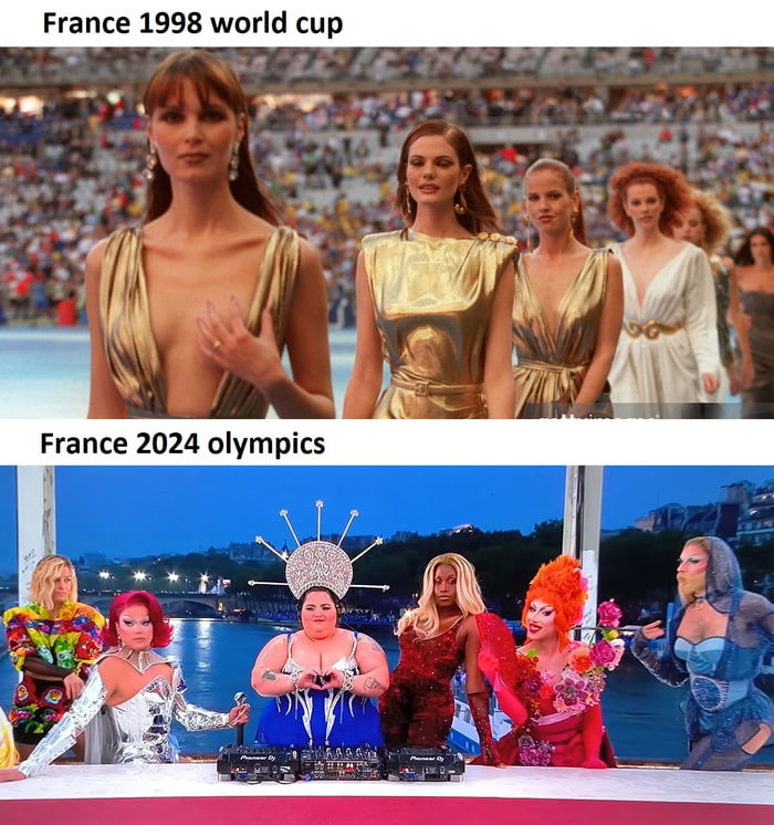 France 1998 vs France now