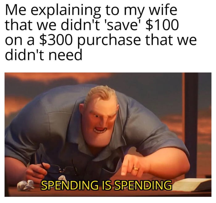 Explaining basic economics to my wife