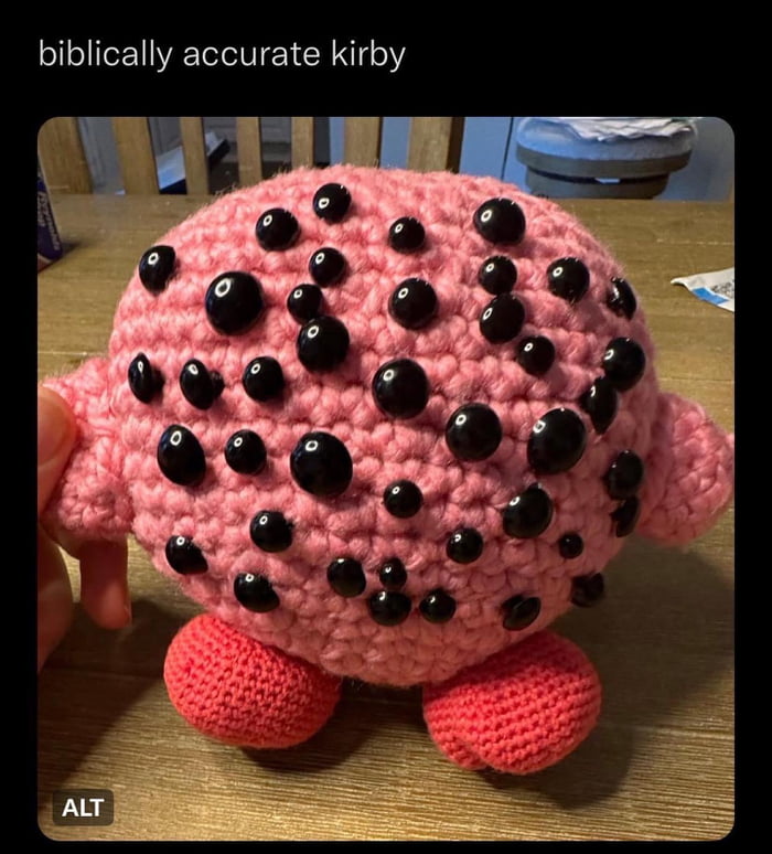 Biblically accurate kirby seeyer of cakes and hellspawn 9gag